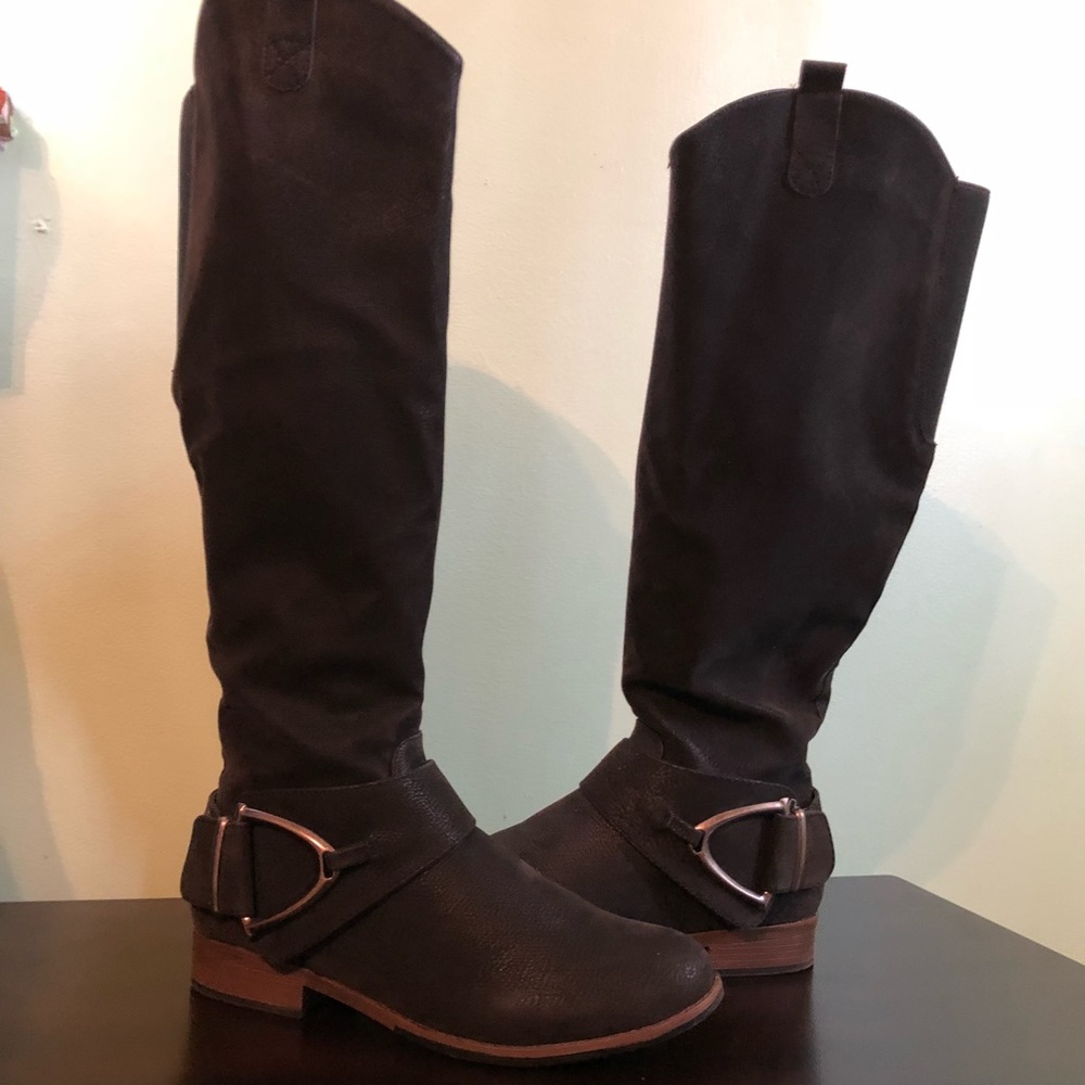 Maurice’s Black Riding Boots NWOT box included